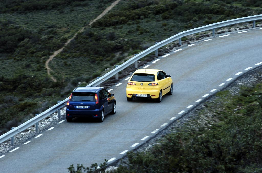 Fotos Del Ford Fiesta St Vs Seat Ibiza Cupra 1 8t